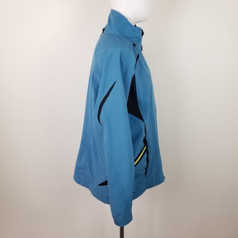 Kerrits Blue Stretch H2O Waterproof Shell Large - Picture 4 of 8